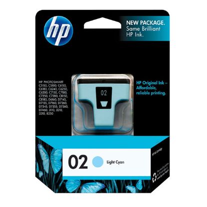 Picture of HP C8774WN (HP 02) Light Cyan Ink Cartridge (500 Yield)