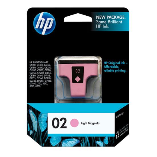 Picture of HP C8775WN (HP 02) Light Magenta Inkjet Cartridge (500 Yield)