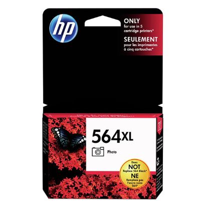 Picture of HP CB322WN (HP 564XL, CR277WN) High Yield Photo Black Ink Cartridge (290 Yield)