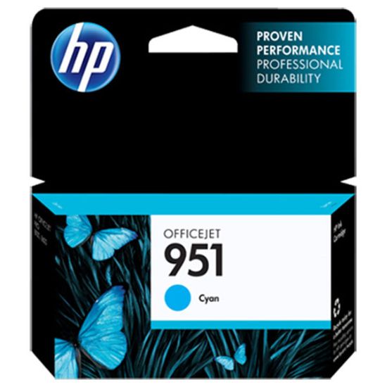 Picture of HP CN050AN (HP 951) Cyan Ink Cartridge (700 Yield)