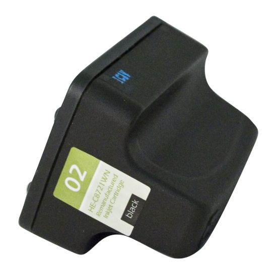 Picture of Remanufactured C8721WN (HP 02) Black Ink Cartridge (660 Yield)