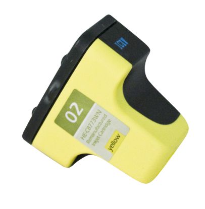 Picture of Remanufactured C8773WN (HP 02) Yellow Ink Cartridge (500 Yield)