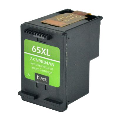 Picture of Remanufactured N9K04AN (HP 65XL) High Yield Black Ink Cartridge (330 Yield)