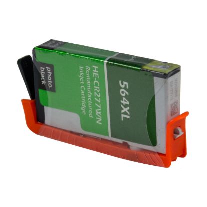 Picture of Remanufactured CB322WN (HP 564XL, CR277WN) High Yield Photo Black Ink Cartridge (290 Yield) with SCC Chip