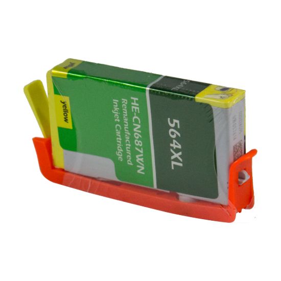 Picture of Remanufactured CB325WN (HP 564XL, CN687WN) High Yield Yellow Ink Cartridge (750 Yield) with SCC Chip