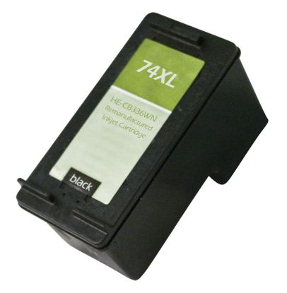 Picture of Remanufactured CB336WN (HP 74XL) High Yield Black Ink Cartridge (750 Yield)