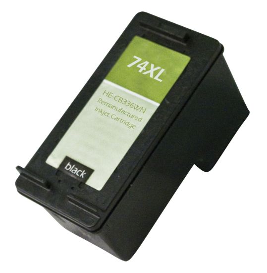 Picture of Remanufactured CB336WN (HP 74XL) High Yield Black Ink Cartridge (750 Yield)