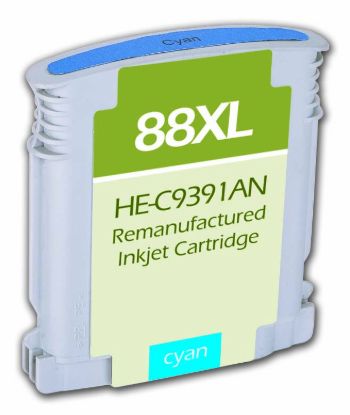 Picture of Remanufactured C9386AN (HP 88) Cyan Ink Cartridge (1540 Yield)