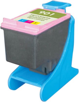 Picture of Remanufactured CC656AN (HP 901) Tri-Color Ink Cartridge (360 Yield)