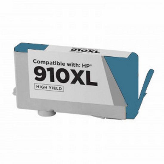 Picture of Remanufactured 3YL62AN (HP 910XL) High Yield Cyan Ink Cartridge (825 Yield) with New Chip (firmware update enhanced)