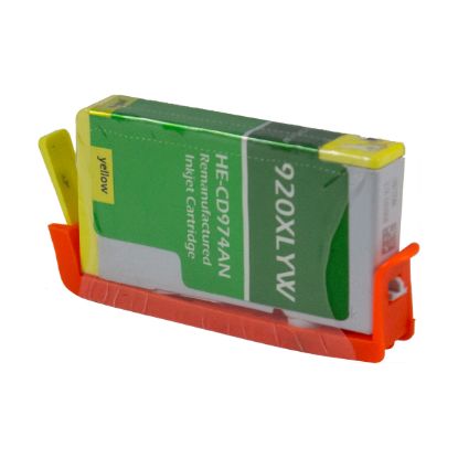 Picture of Remanufactured CD974AN (HP 920XL) High Yield Yellow Ink Cartridge (700 Yield) with SCC Chip