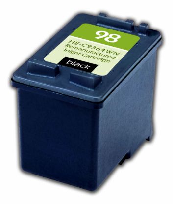 Picture of Remanufactured C9364WN (HP 98) Black Ink Cartridge (400 Yield)