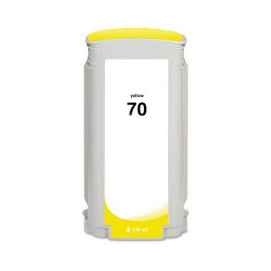 Picture of Remanufactured C9454A (HP 70) Yellow Pigment Inkjet Cartridge (130 Yield)