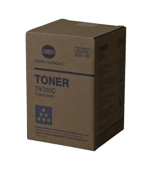 Picture of Konica Minolta 4053-701 (TN-310C) High Yield Cyan Copier Toner (5700 Yield)