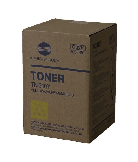 Picture of Konica Minolta 4053-501 (TN-310Y) Yellow Copier Toner (11500 Yield)
