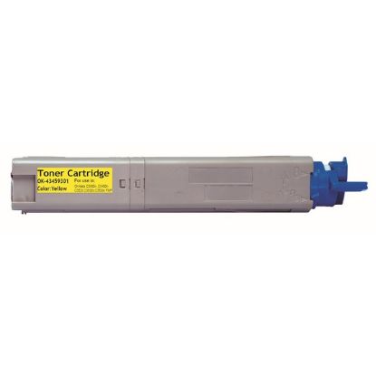 Picture of Compatible 43459301 Yellow Toner Cartridge (2500 Yield)