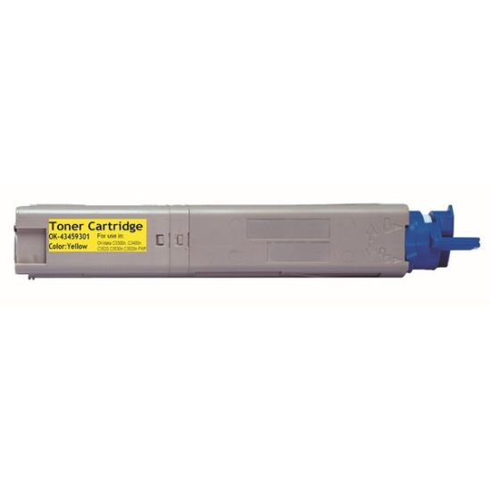 Picture of Compatible 43459301 Yellow Toner Cartridge (2500 Yield)