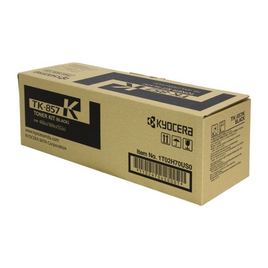 Picture of Kyocera Mita 1T02H70US0 (TK-857K) Black Toner Cartridge (25000 Yield)