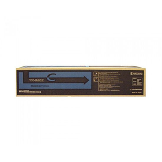 Picture of Kyocera Mita 1T02MNCUS0 (TK-8602C) Cyan Toner Cartridge (20000 Yield)