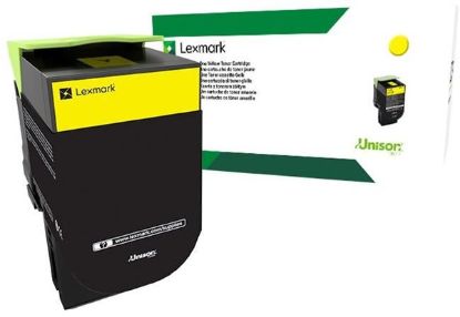 Picture of Lexmark 78C1XY0 Extra High Yield Yellow Toner Cartridge (5000 Yield)
