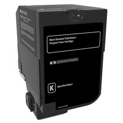 Picture of Lexmark 74C1SK0 Black Toner Cartridge (7000 Yield)