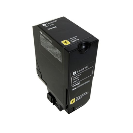 Picture of Lexmark 24B6719 Yellow Toner Cartridge (13000 Yield)