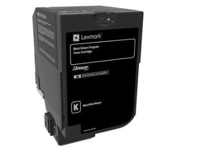 Picture of Lexmark 74C10K0 Black Toner Cartridge (3000 Yield)