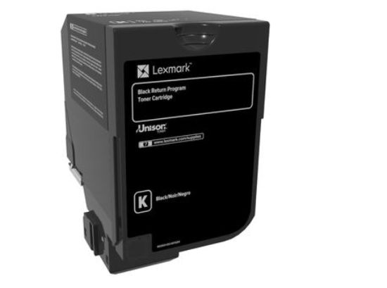Picture of Lexmark 74C10K0 Black Toner Cartridge (3000 Yield)