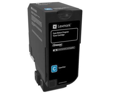 Picture of Lexmark 74C10C0 Cyan Toner Cartridge (3000 Yield)