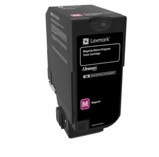 Picture of Lexmark 74C10M0 Magenta Toner Cartridge (3000 Yield)