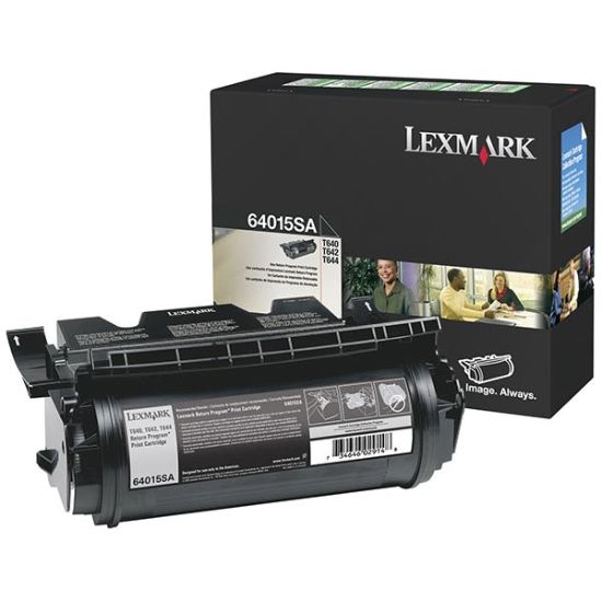 Picture of Lexmark 64015SA Black Toner Cartridge (6000 Yield)