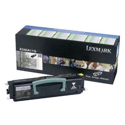 Picture of Lexmark X340A11G Black Toner Cartridge (2500 Yield)