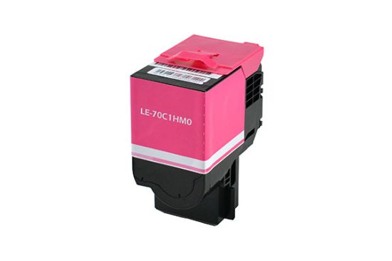 Picture of Compatible 70C1HM0 (Lexmark #701HM) High Yield Magenta Toner Cartridge (3000 Yield)