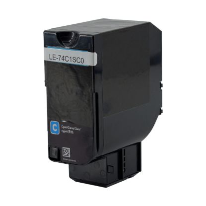 Picture of Remanufactured 74C1SC0 Cyan Toner Cartridge (7000 Yield)
