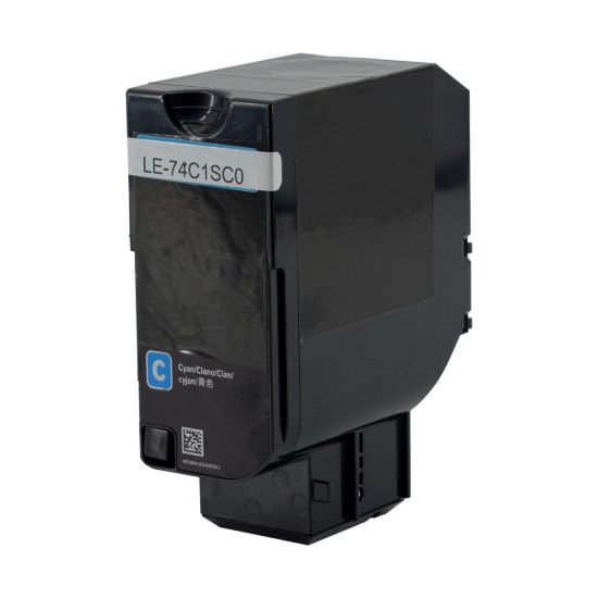 Picture of Remanufactured 74C1SC0 Cyan Toner Cartridge (7000 Yield)