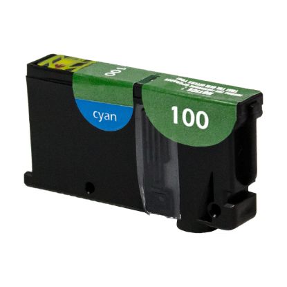 Picture of Remanufactured 14N1069 (Lexmark #100XL) High Yield Cyan Ink Cartridge (600 Yield)