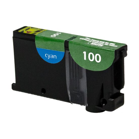 Picture of Remanufactured 14N1069 (Lexmark #100XL) High Yield Cyan Ink Cartridge (600 Yield)