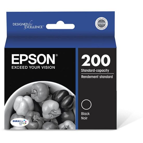 Picture of Epson T200120 (Epson T200) High Yield Black Ink Cartridge (500 Yield)