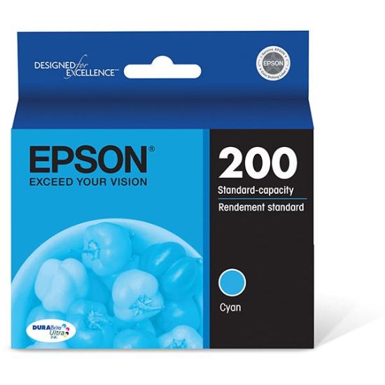 Picture of Epson T200220 (Epson T200) High Yield Cyan Inkjet Cartridge (450 Yield)