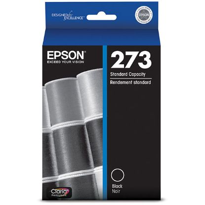 Picture of Epson T273020 (Epson T273) Black Ink Cartridge (250 Yield)
