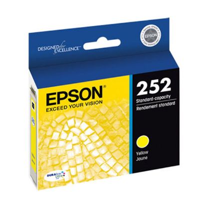 Picture of Epson T252420 (Epson T252) Yellow Inkjet Cartridge (300 Yield)