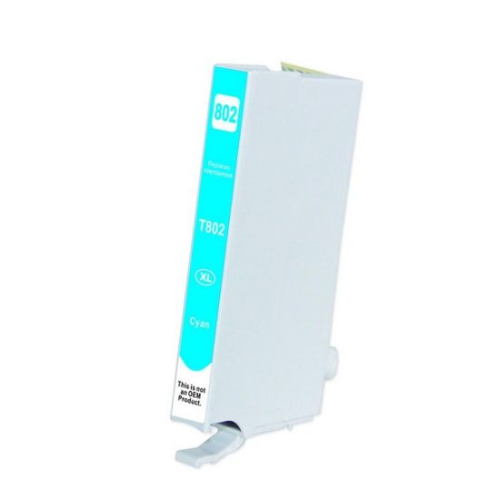 Picture of Epson T802XL220 (Epson 802XL) Ultra High Yield Cyan Inkjet Cartridge (1900 Yield)
