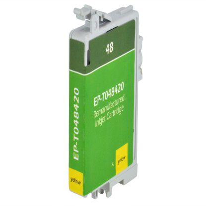 Picture of Remanufactured T048420 (Epson 48) Yellow Inkjet Cartridge