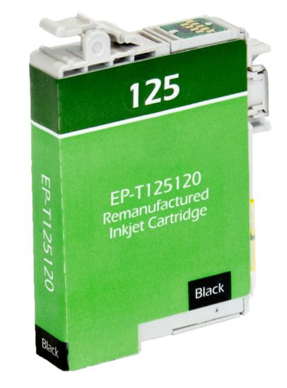Picture of Remanufactured T125120 (Epson 125) Black Ink Cartridge (385 Yield)