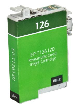 Picture of Remanufactured T126120 (Epson 126) Black Ink Cartridge (385 Yield)