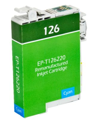 Picture of Remanufactured T126220 (Epson 126) High Yield Cyan Ink Cartridge (470 Yield)