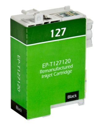 Picture of Remanufactured T127120 (Epson 127) Extra High Yield Black Ink Cartridge (945 Yield)
