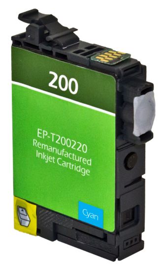 Picture of Remanufactured T200220 (Epson T200) High Yield Cyan Inkjet Cartridge (450 Yield)