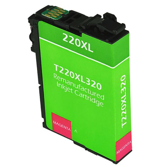 Picture of Remanufactured T220XL320 (Epson T220XL) High Yield Magenta Inkjet Cartridge (450 Yield)