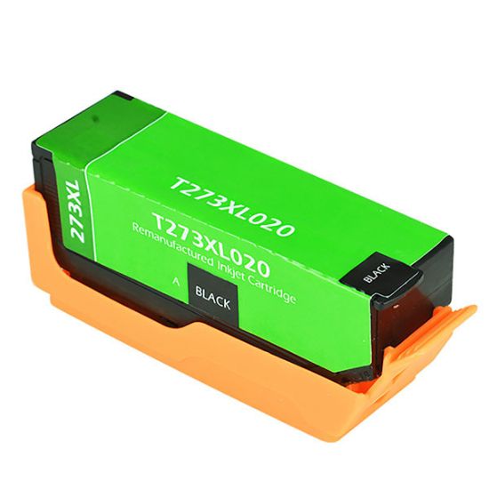 Picture of Remanufactured T273XL020 (Epson T273XL) High Yield Black Ink Cartridge (500 Yield)